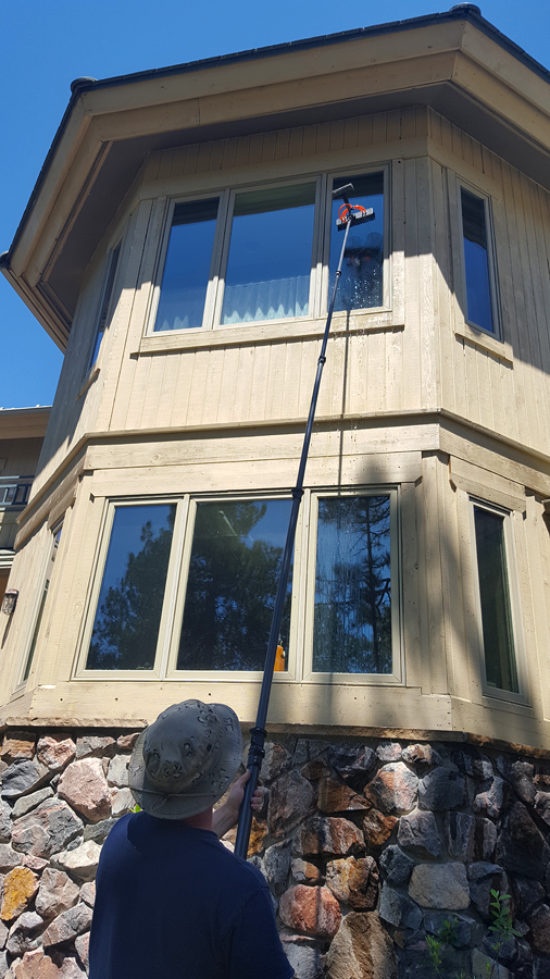 PEAK Window Cleaning, LLC is based in Evergreen, Colorado and serves the foothills and mountain communities(photo).