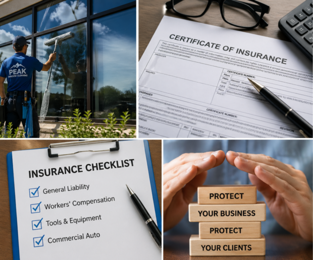 Why insurance is important in window cleaning