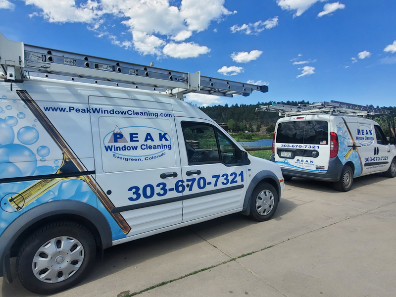 Photo: PEAK Window Cleaning at the Evergreen Lakehouse in Evergreen, CO.