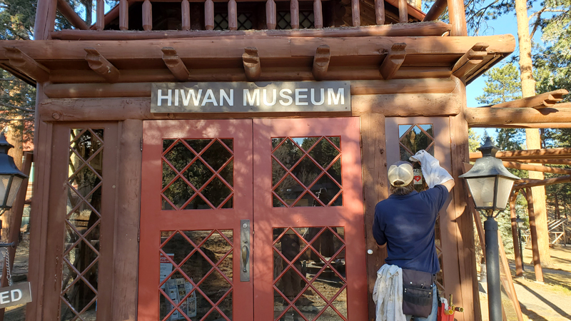 Photo: PEAK Window Cleaning at the Hiwan Museum in Evergreen, CO.