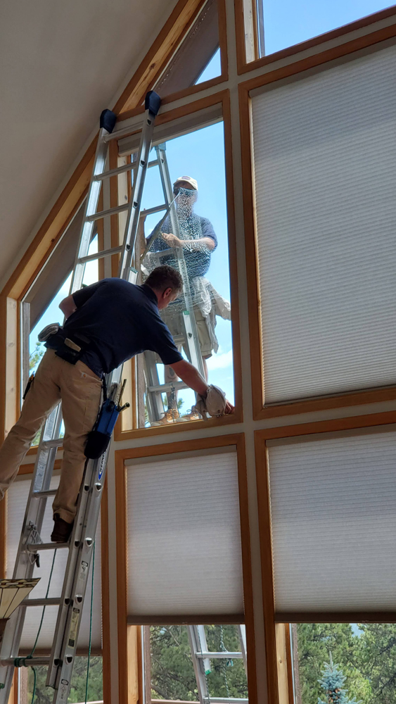 Photo: we always wipe the sills (PEAK Window Cleaning company).