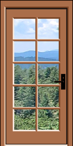 Example: small pane windows - 10 panes